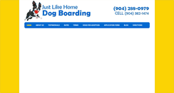 Desktop Screenshot of justlikehomeboarding.com